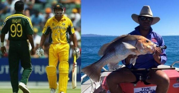 2003 World Cup के दौरान पाकिस्तानी पेसर Waqar Younis से भिड़े Andrew Symonds को Fishing बहुत पसंद है (तस्वीरें ट्विटर से साभार) 2003 World Cup के दौरान पाकिस्तानी पेसर Waqar Younis से भिड़े Andrew Symonds को Fishing बहुत पसंद है (तस्वीरें ट्विटर से साभार)