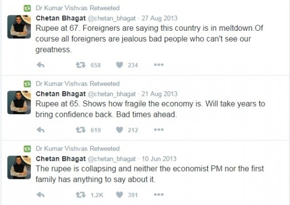 Kumar vishwas vs Chetan Bhagat1