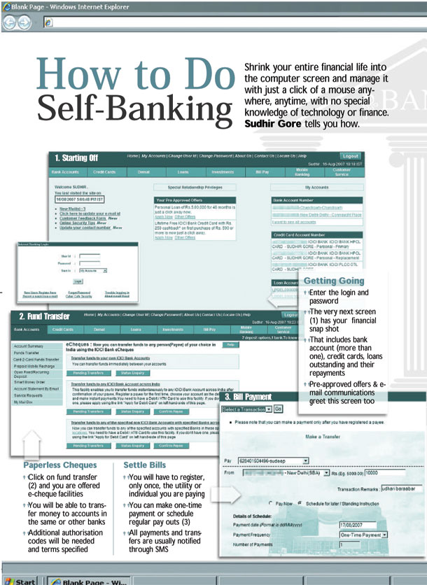Self-banking - I