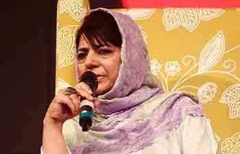 Mehbooba Mufti Sayeed speaking at the India Today Conclave 2017