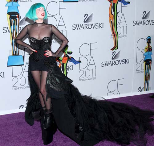 lady gaga dress malfunction Wardrobe Malfunction? Lady Gaga's See-Through Style