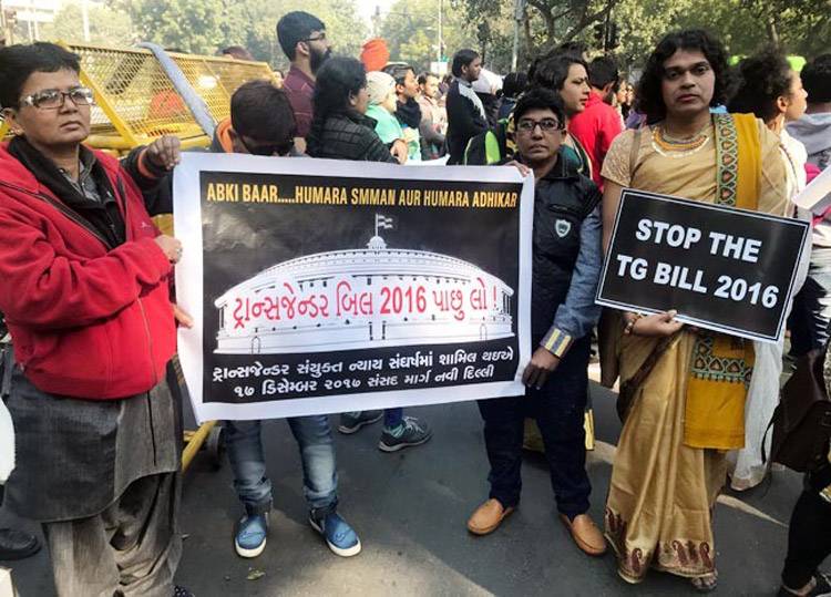 Activists are condemning the Transgender Bill. Activists are condemning the Transgender Bill.