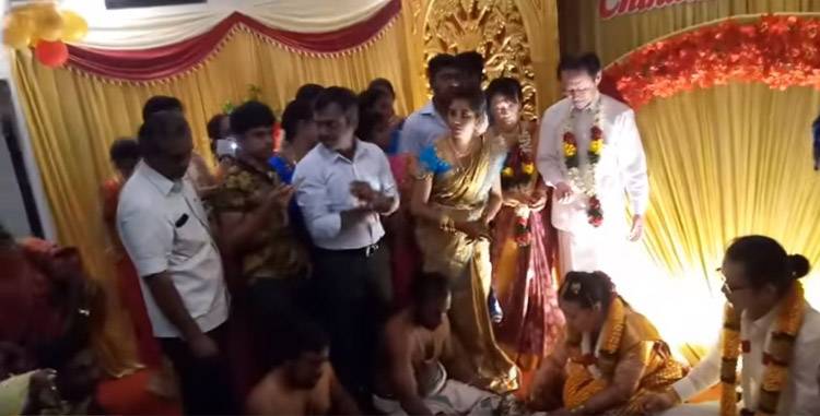 The wedding pictutres went viral on social media. Source YouTube.