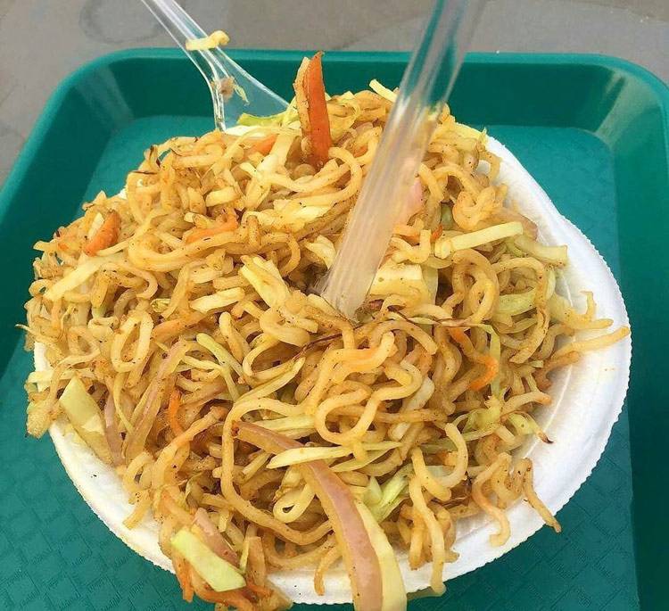 Exercise full creative freedom by adding your favourite toppings to Maggi. Photo Courtesy: Twitter/Tweet2Foodiye Exercise full creative freedom by adding your favourite toppings to Maggi. Photo Courtesy: Twitter/Tweet2Foodiye