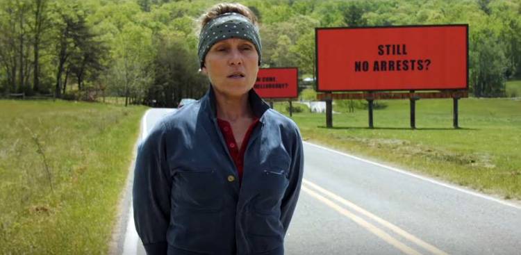 Frances McDormand won the Oscar for Best actress for Three Billboardss Outside Ebbing.,, Missouri in 2018. Photo courtesy YouTube.