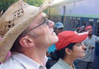 Tandan with director Danny Boyle Tandan with director Danny Boyle