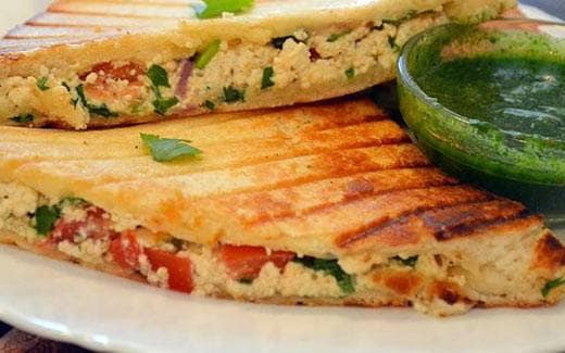 paneer sandwich