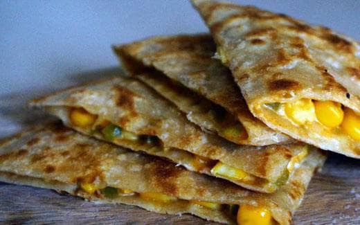 sweet corn paratha