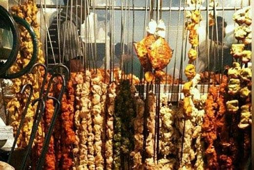 राजेद्र दा ढाबा का मसालेदार कबाब