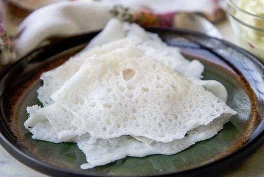सिंघाड़े के आटे का डोसा