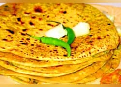 बेसन का पराठा