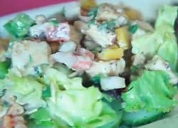 स्पाइसी चिकन सलाद