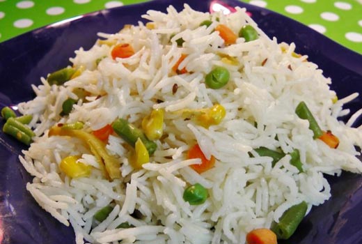 लजीज सफेद पुलाव