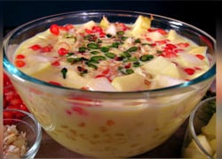 मीठे में बनाएं साबूदाना-एपल खीर