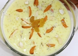 नवरात्रि स्पेशल केसर वाली साबूदाना खीर