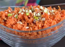 शुगर फ्री गाजर का हलवा