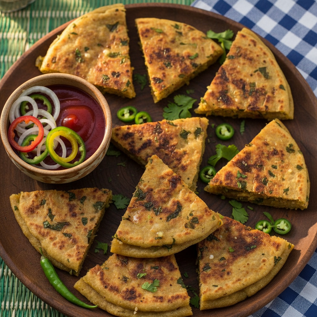 दाल सोया परांठा