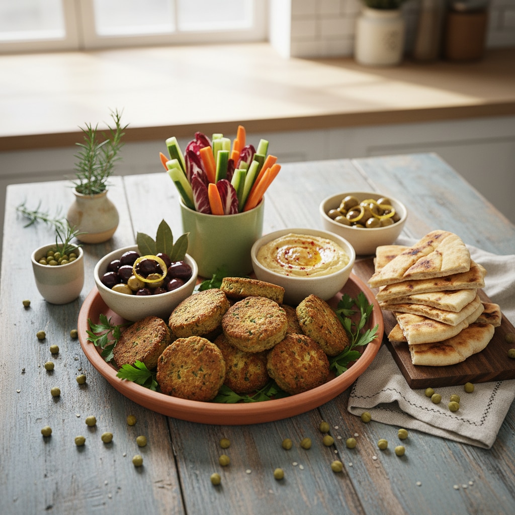 हरी चना फालाफल