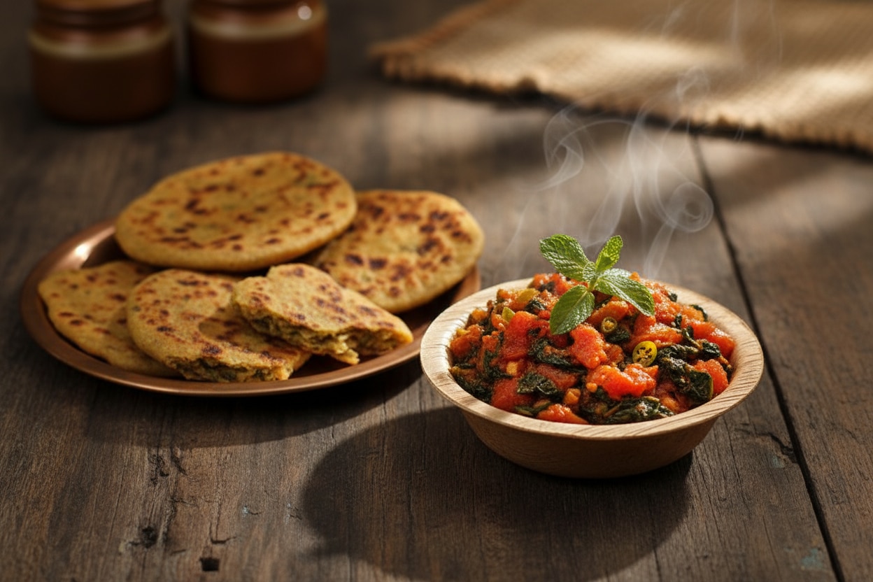 मेथी टमाटर की सब्ज़ी