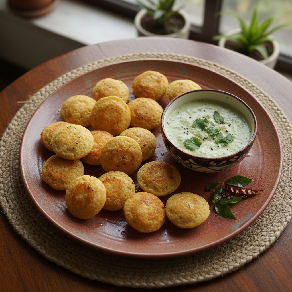 मिनी चना दाल इडली