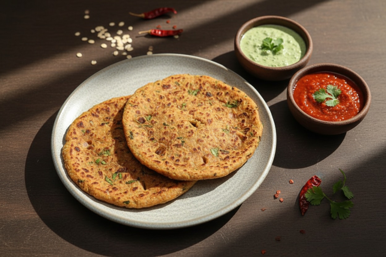 ओट्स थालीपीठ