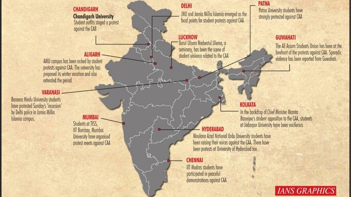 Citizenship Amendment Act: Campuses Erupt In Protests Across India