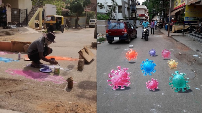 Bengaluru's 'Pothole Artist' Nanjundaswamy Now Shifts His Focus To Coronavirus