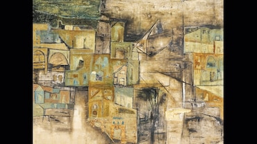 Banaras Ghat by Ram Kumar