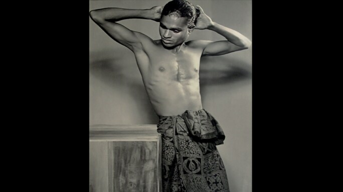 Man with Printed Sarong, c. 1933-44, by Lionel Wendt