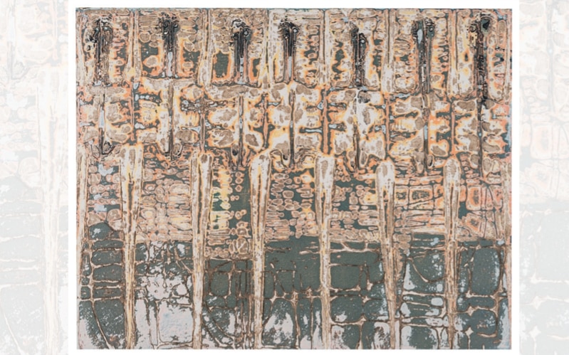 Demonstrators by Krishna Reddy, 1968 