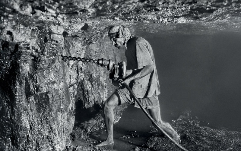 Worker drilling inside a coal mine, Asansol By Ahmed Ali