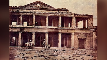 Interior of Sikandra Bagh After the Slaughter of 2,000 Rebels (1858)