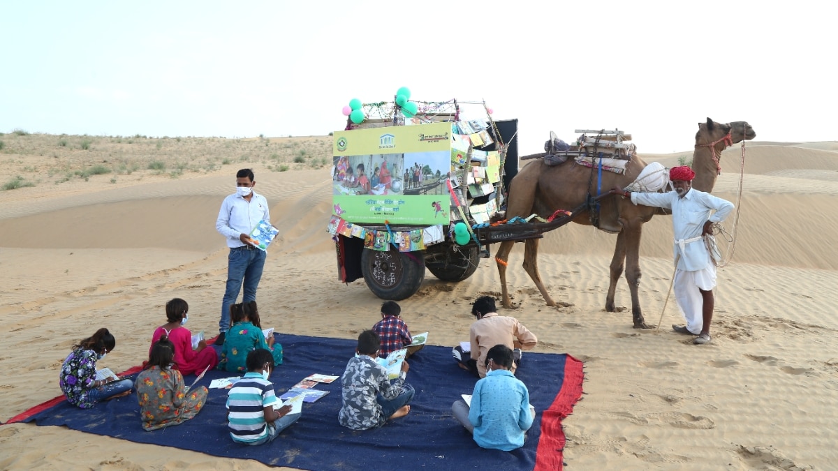 How Camels, Boats and Bullock Carts Are Bringing Books to Rural India