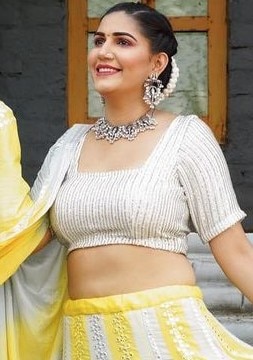 येलो लहंगे में सपना चौधरी का दिलकश अंदाज