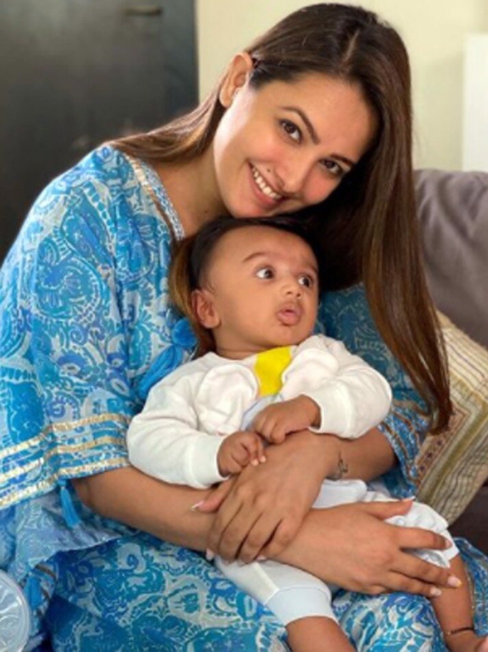 बेटे आरव संग अनीता हसनंदानी का खास बॉन्ड