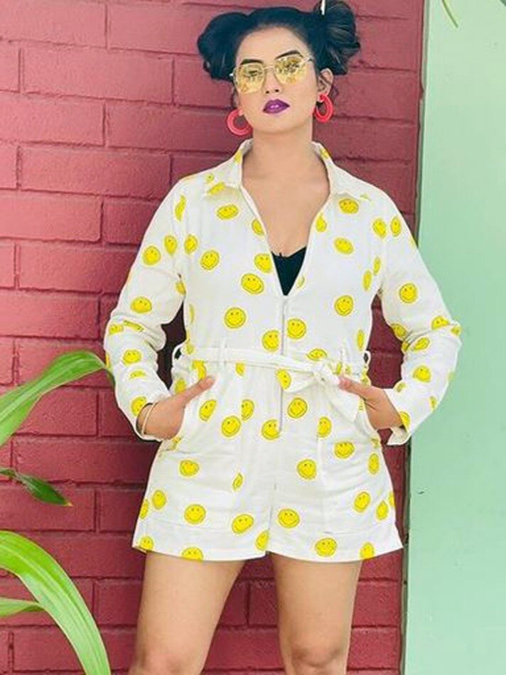 भोजपुरी एक्ट्रेस अक्षरा सिंह का ट्रेंडी लुक