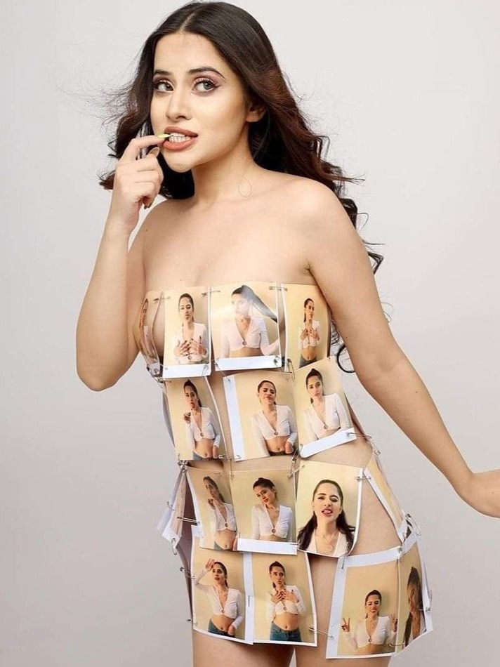 उर्फी जावेद के अजीबोगरीब लुक्स