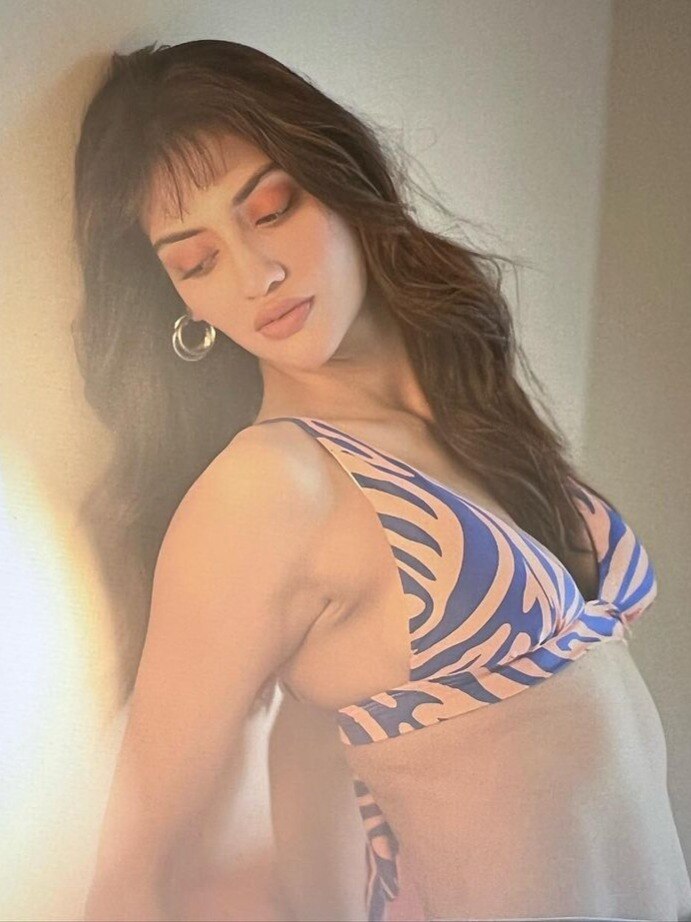 बाय-बाय डायट, बिकिनी में नुसरत ने बढ़ाया इंटरनेट का पारा