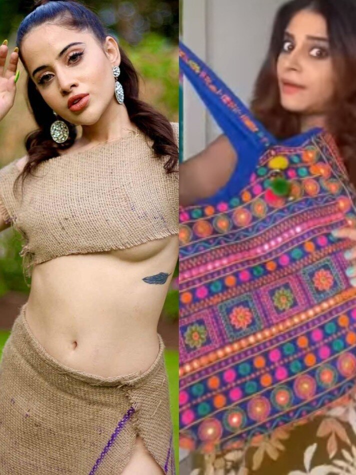  एक्ट्रेस ने बैग से बनाया ब्लाउज, उर्फी को छोड़ा पीछे