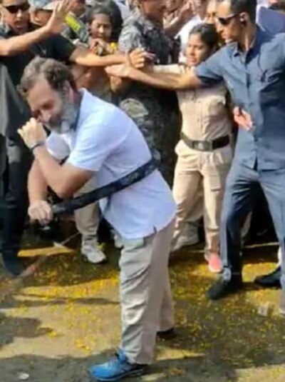 जब राहुल गांधी ने खुद पर बरसाए कोड़े, देखें VIDEO