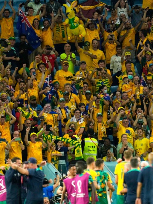 Australia fans celebrate World Cup win