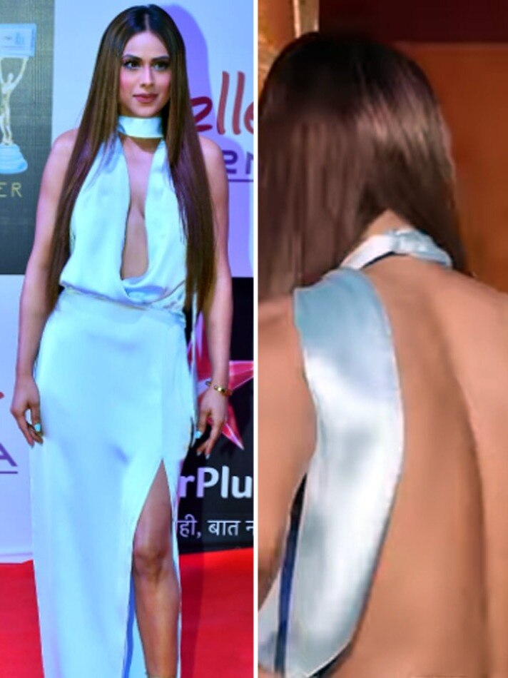 बैकलेस ड्रेस में निया शर्मा, यूजर्स बोले- ये कैसा फैशन है?