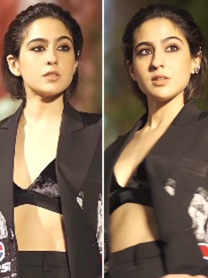 सारा अली खान की ब्रालेट में रैंप वॉक, फ्लॉन्ट किया टोन्ड फिगर