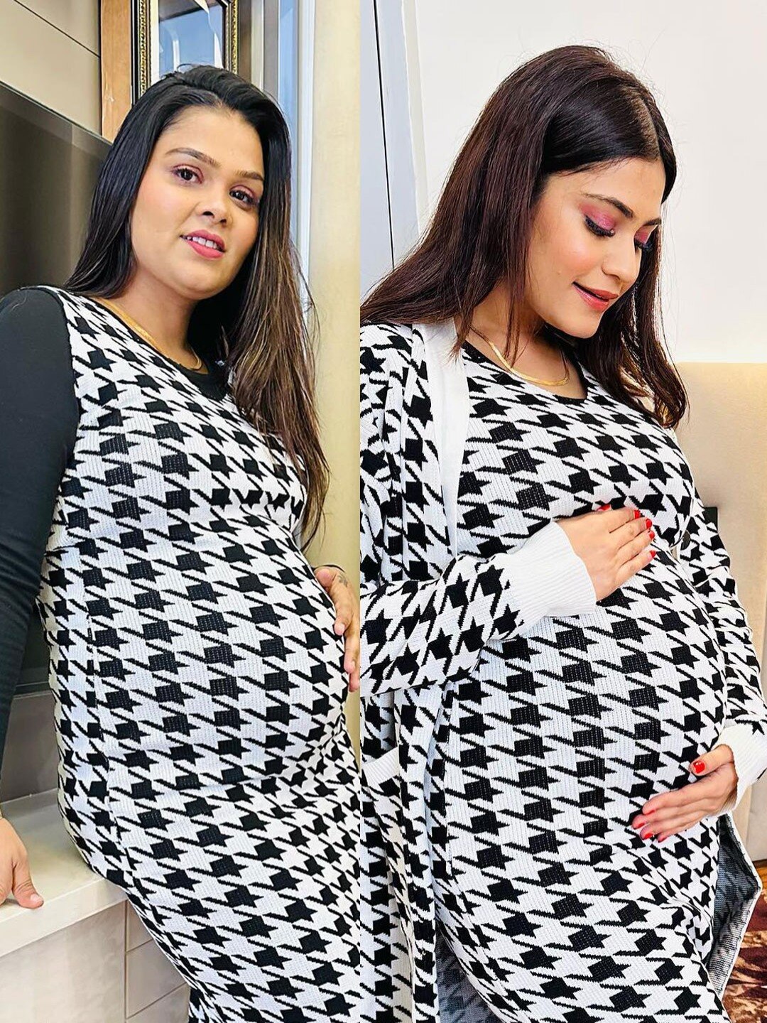 यूट्यूबर की दोनों पत्नियां प्रेग्नेंट, फ्लॉन्ट किया बेबी बंप