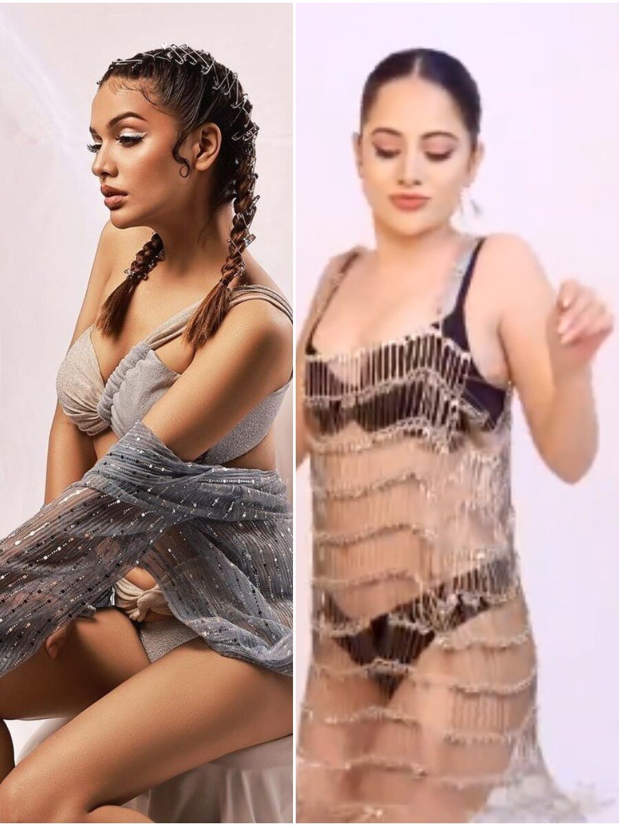 सिर पर सजाए सेफ्टी पिन, दिव्या से बोले यूजर्स- उर्फी मत बनो