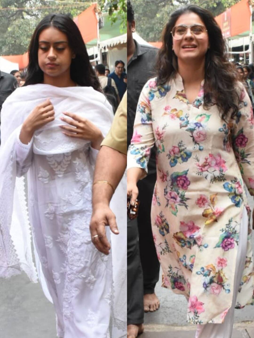 बेटी संग सिद्धिविनायक मंदिर पहुंचीं काजोल, टीका लगाए देसी लुक में दिखीं न्यासा