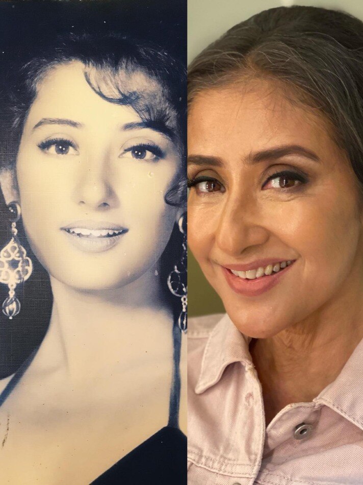 52 साल की मनीषा ने झेले कई दर्द, इतना बदल गया लुक 