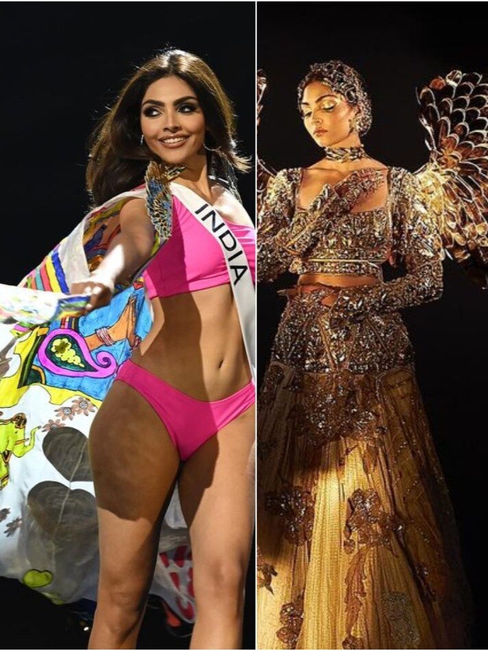 बिकिनी श्रग पर छपा 'भारत', बनीं सोने की चिड़िया, मिस यूनिवर्स बनने से चूकीं दिविता राय