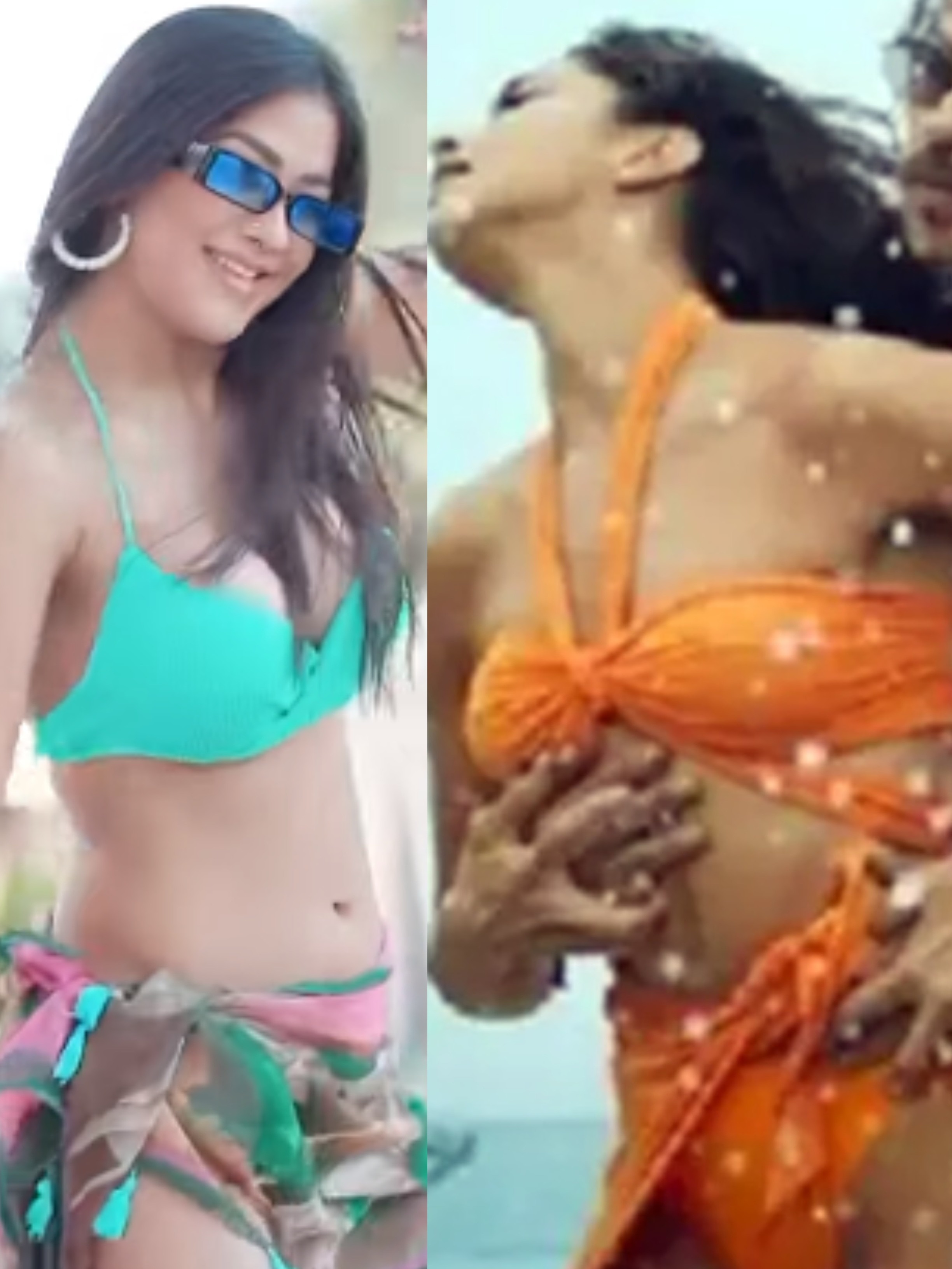 भोजपुरी एक्ट्रेस पर चढ़ा 'पठान' फीवर, ग्रीन बिकिनी में किया दीपिका का स्टेप कॉपी