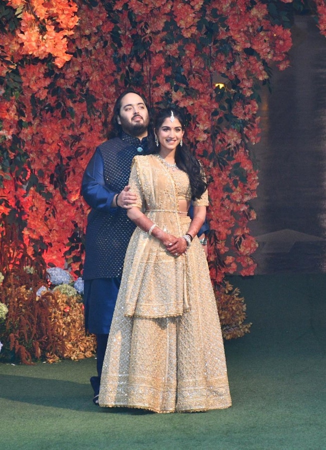Anant Ambani & Radhika Merchant engagement pics